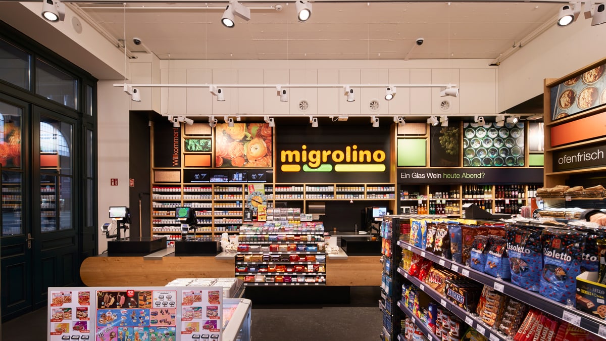 migrolino Shop im Hauptbahnhof Zürich