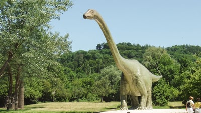 Dinosaurier im Seegarten