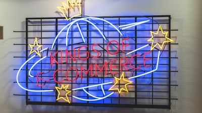 Neon Sign "Kings of E-Commerce