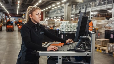 Logistik Warenfluss Wareneingangskontrolle