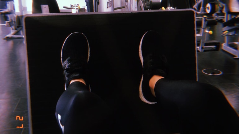 Leg press in palestra