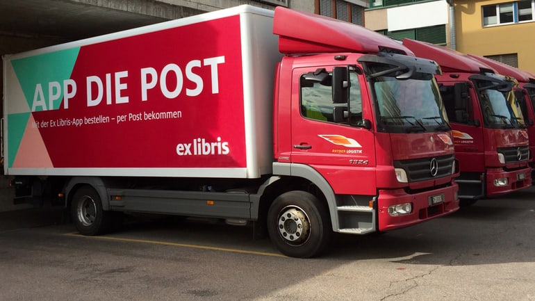 Ex Libris Lastwagen