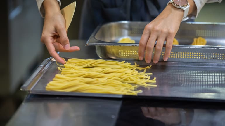 Selbstgemachte Pasta