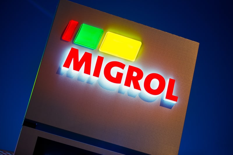 Migrol Logosäule