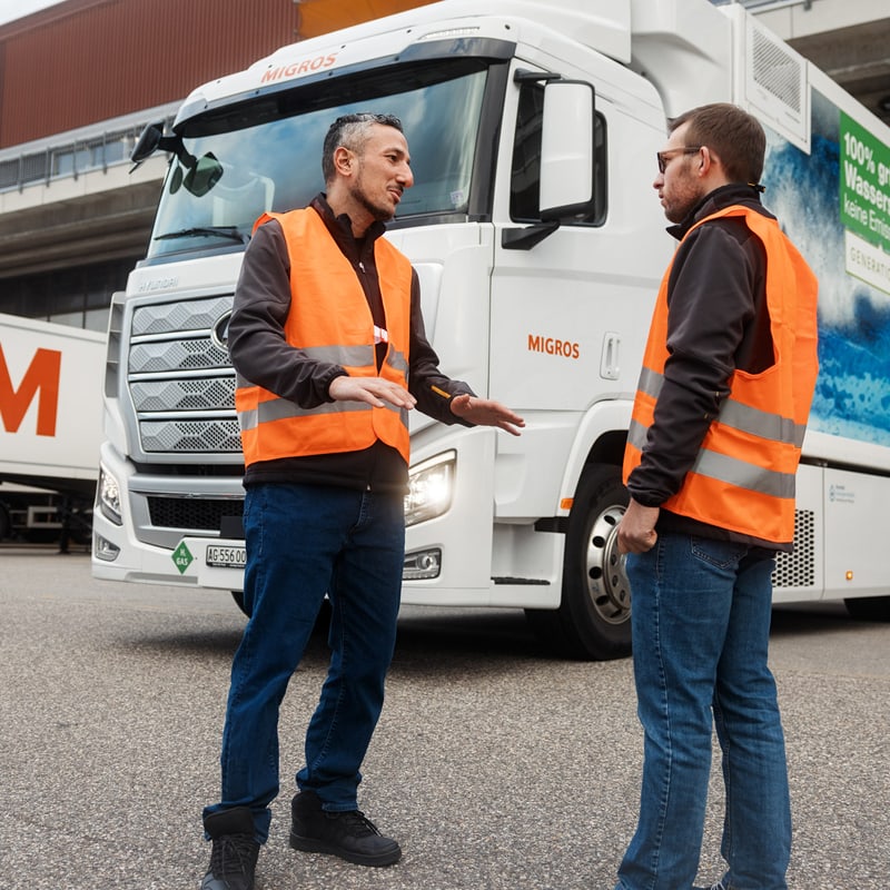 Logistik Transport Lastwagenfahren