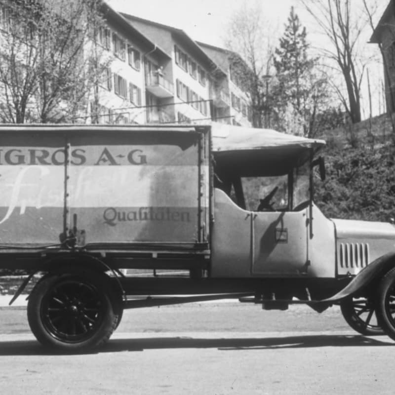 Alter Lieferwagen Migros AG 