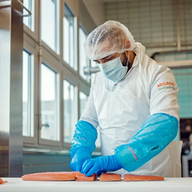 Produktionsmitarbeiter Fisch